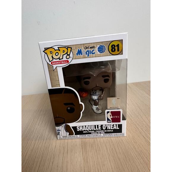 Shaquille O'Neal Orlando Magic Home Jersey #81 Funko Pop - NEW - Picture 1 of 5